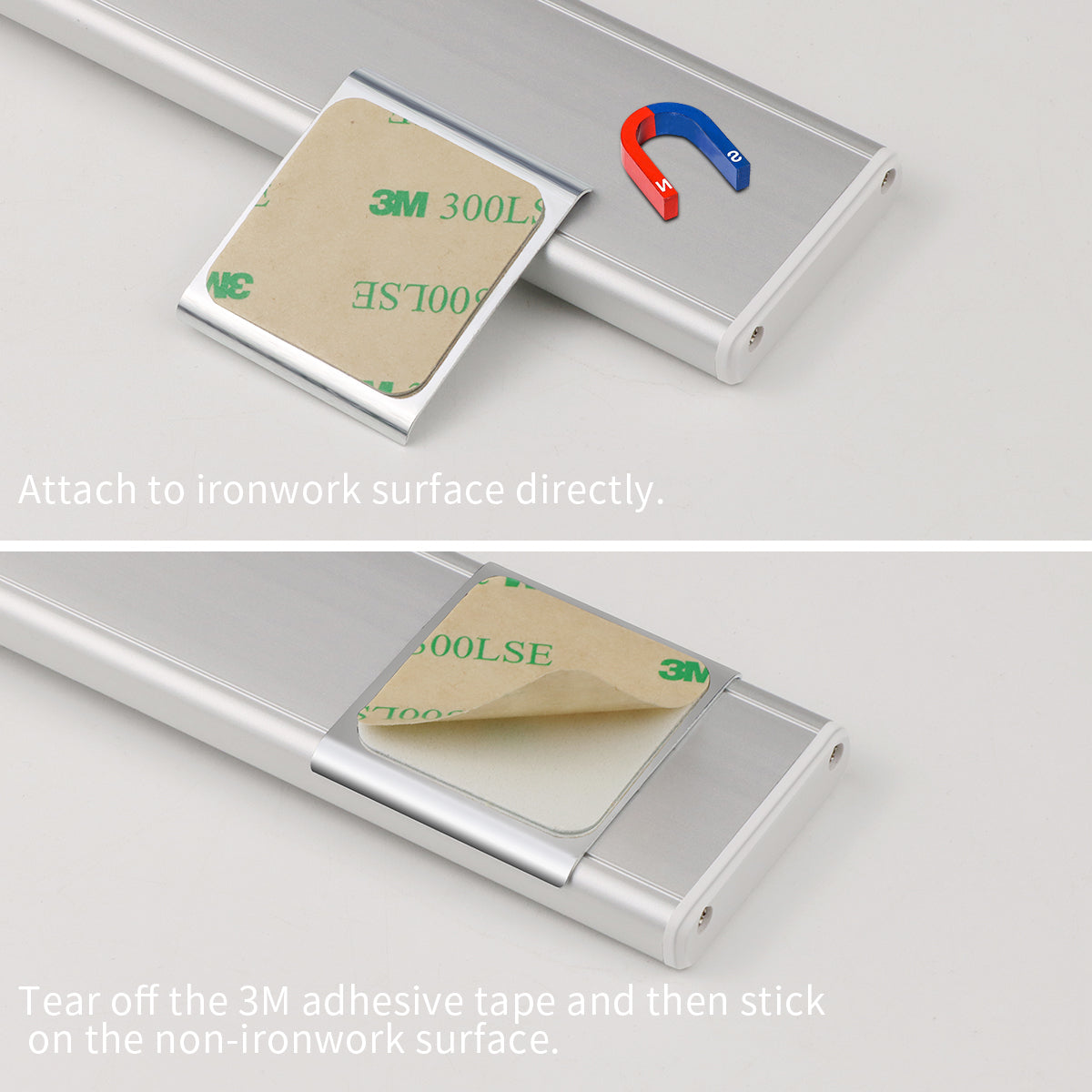 Motion Sensor LED Bar: USB Rechargeable Night Light