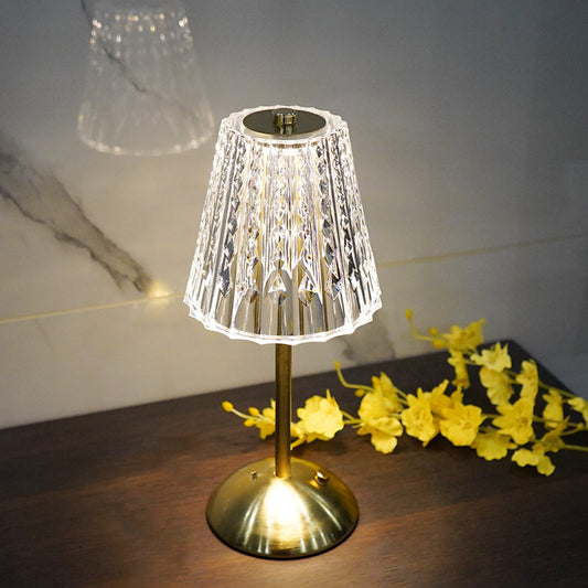 LED Table Lamp Touch Sensor Dimming USB Rechargeable