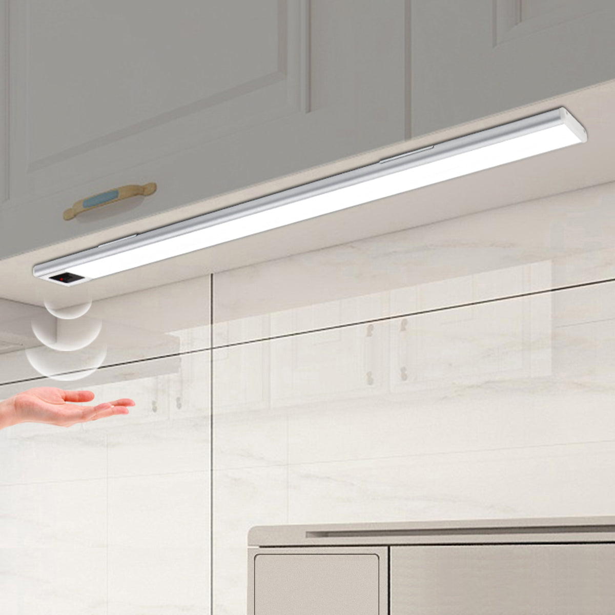 Motion Sensor LED Bar: USB Rechargeable Night Light